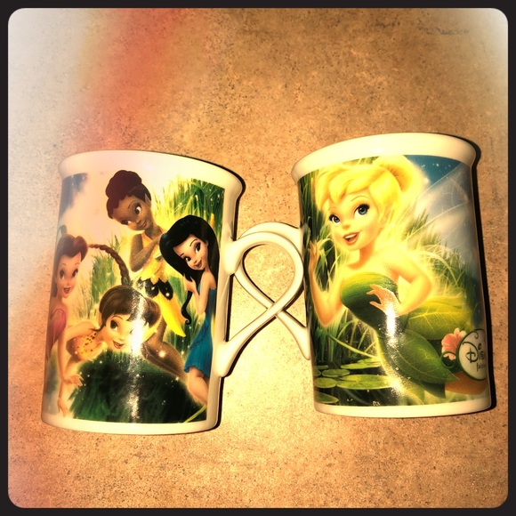 HP!🥳🧚‍♀️2010 Disney Tinkerbell Fairy Mugs 🧚‍♂️ - Picture 1 of 10